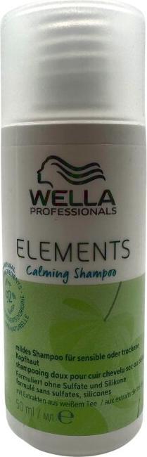 Image du produit Wella Shampooing Elements Calming (50 ml, Shampoing liquide)