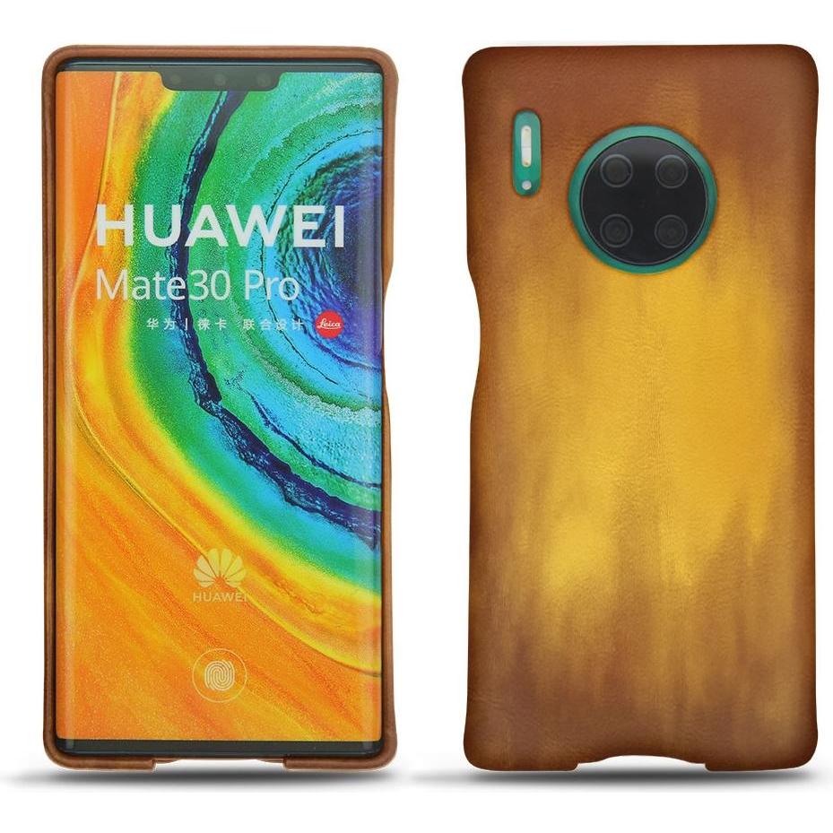 Noreve Lederschutzhülle (Huawei Mate 30 Pro), Smartphone Hülle, Gold
