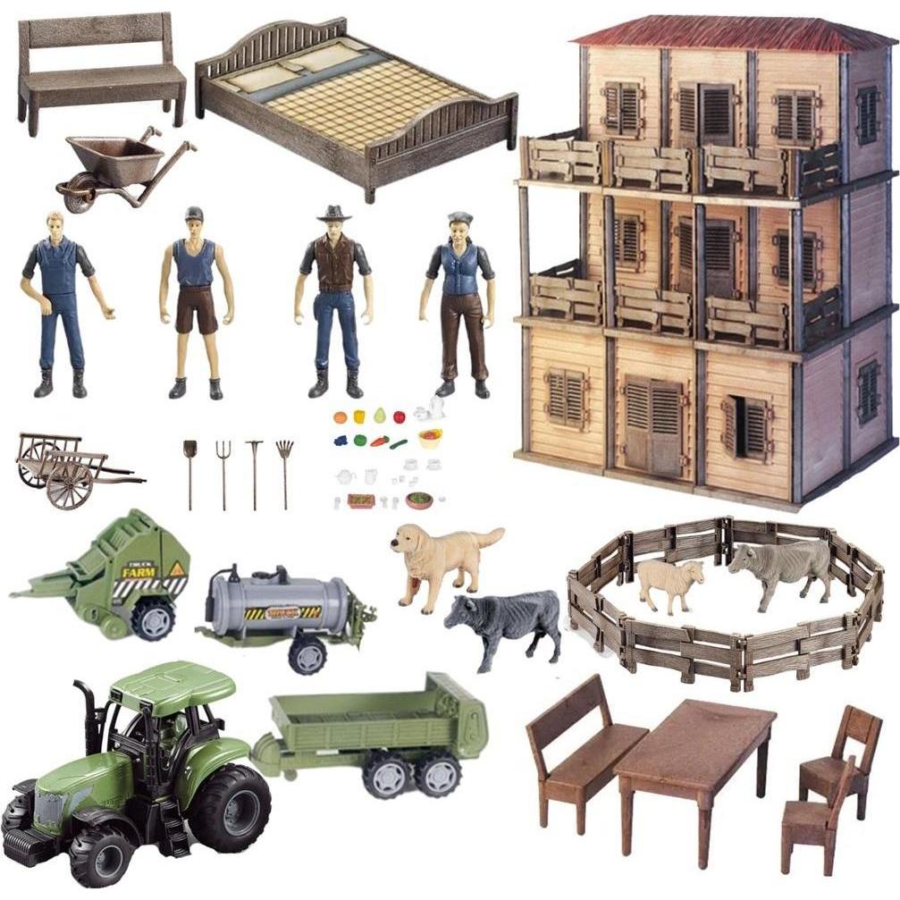 No Name Grosser Bauernhof Ranch Kit mit DIY-Bauern (48985229)
