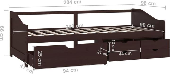 Image du produit vidaXL Tagesbett (90 x 200 cm)
