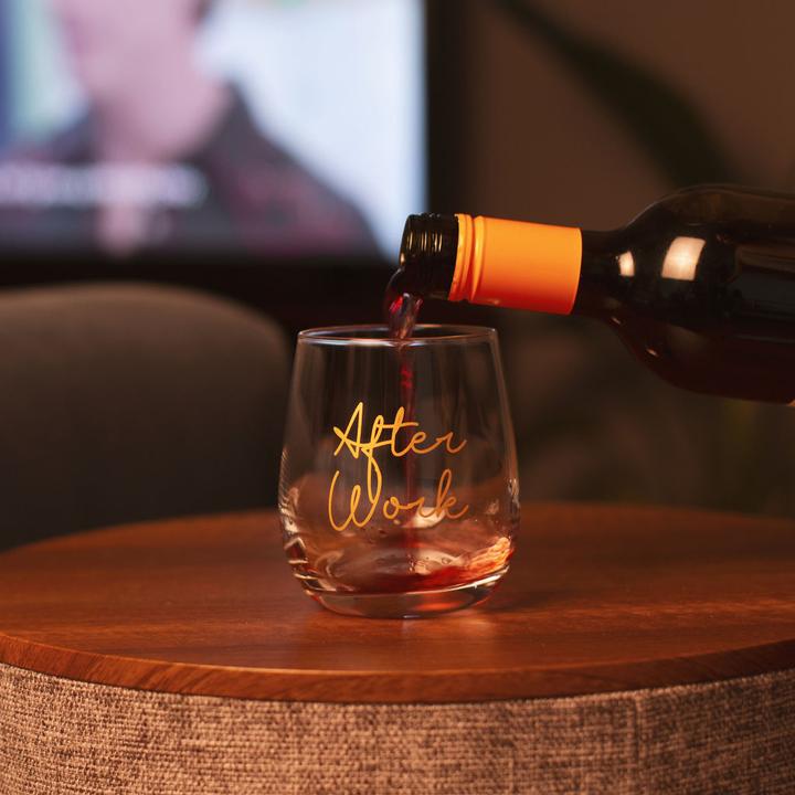 Immagine prodotto Thumpsup Set di tazze e bicchieri per il vino e il vino prima del lavoro e dopo il lavoro (1 x)