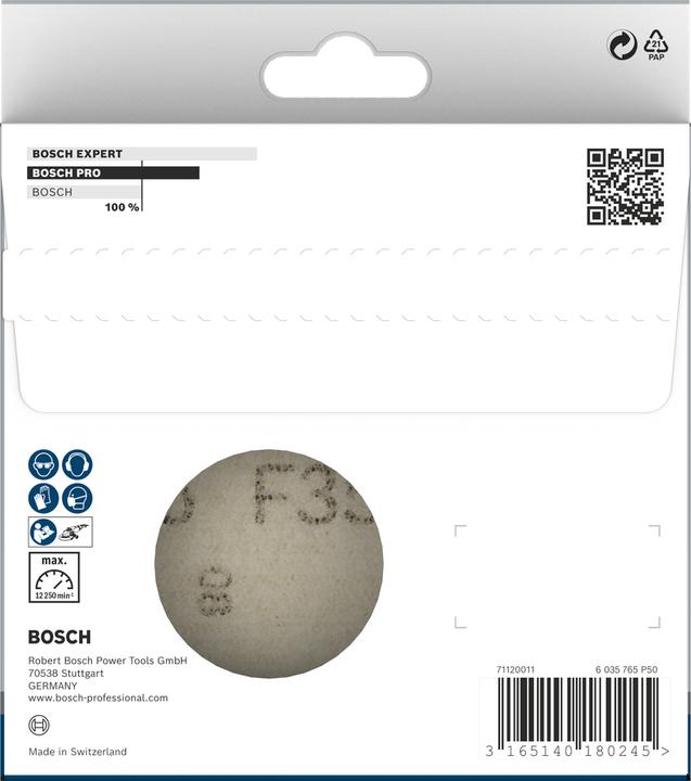 Produktbild Bosch Professional Zubehör PRO F355 Schleifblatt, 125 mm, G320 (320)