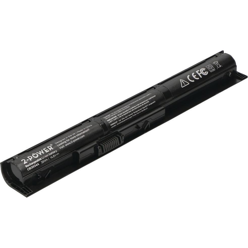 2-Power 756743-001 (4 Zellen, 2600 mAh), Notebook Akku, Schwarz