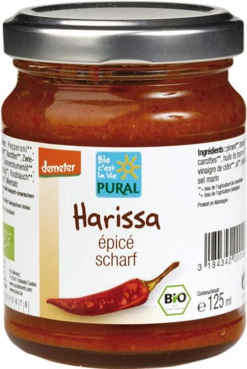 Produktbild Pural Harissa scharf Bio (125 g)