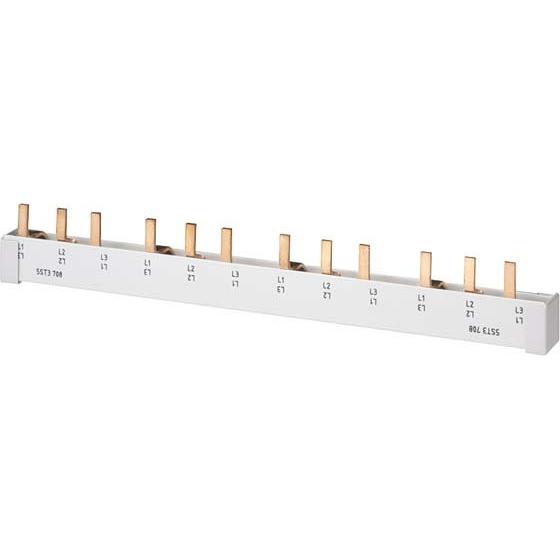 Siemens, Verteilerschrank Zubehör, Sammelschiene 80A lamelliert 214x15x18mm 5ST3711