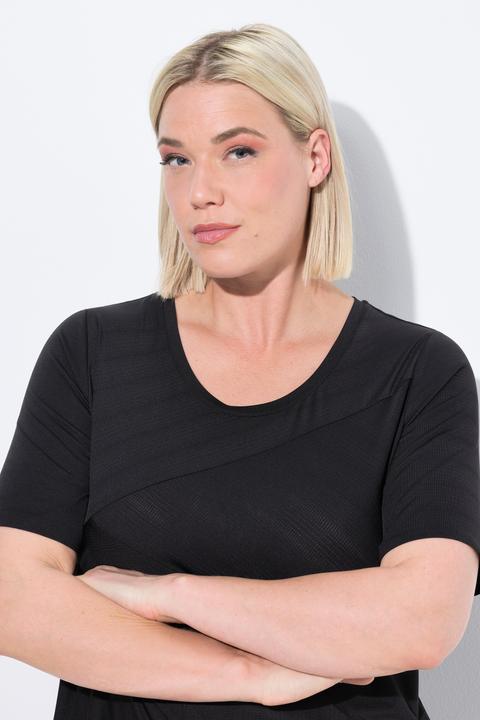 Actual product image Ulla Popken Funktionsshirt, schnelltrocknend, Rundhals, Langarm (46, 48)