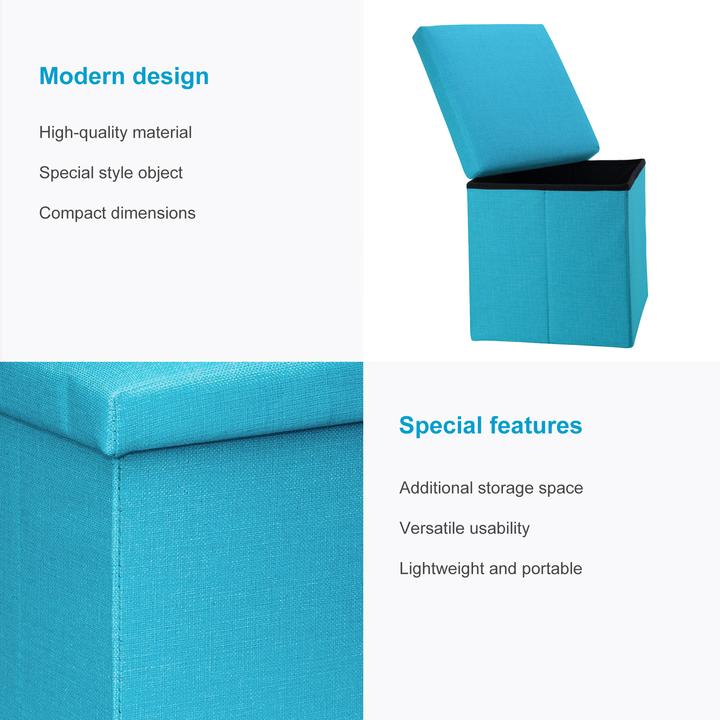 Image du produit Intirilife Cube d'assise CIEL BLEU