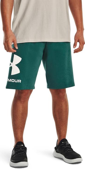 Produktbild Under Armour Herrenshorts Rival FLC Big Logo Shorts grün 1357118 722 (S) (S)