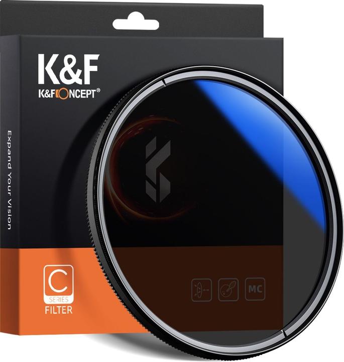 Produktbild K&F Concept Filter 82 MM Blue-Coated CPL MC KU12 (82 mm, Polarisationsfilter)