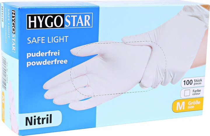 Actual product image Hygostar Nitrile gloves (S)