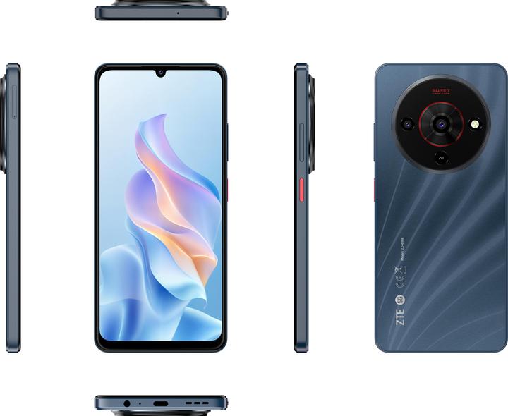 Image du produit ZTE Blade A76 (128 Go, Noir poussière d'étoiles, 6.75", Double SIM, 5G)