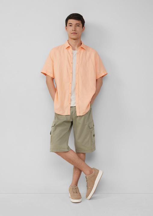 Produktbild S.Oliver Hemd Regular Fit: Leichtes Kurzarmhemd aus 100% Leinen (M)