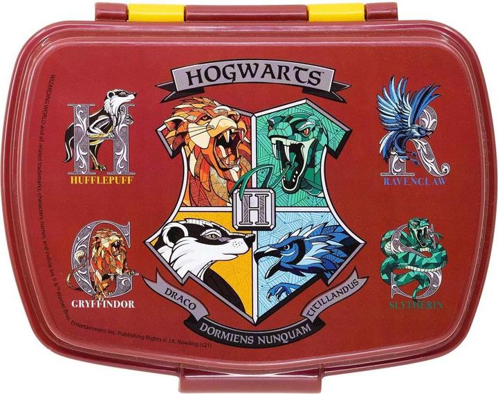Produktbild Stor Harry Potter Hogwarts Häuserwappen - Lunchbox