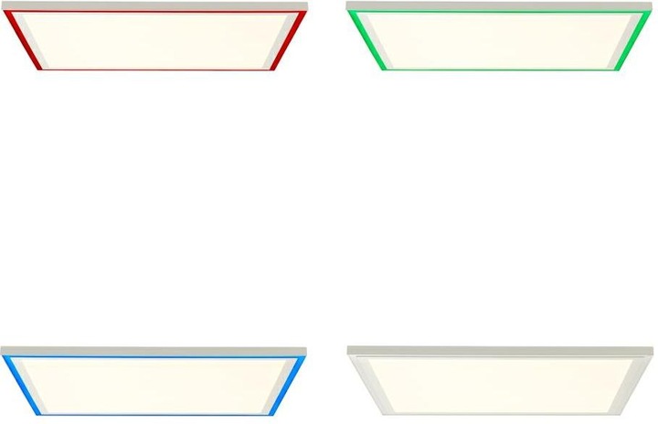 Actual product image Brilliant Lanette LED 37W /WA/DE/3800lm/DIM/CCT/RGB/NL/RC Deckenaufbau-Paneel 60x60cm (3800 lm)
