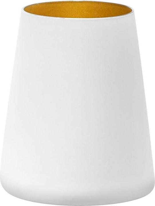 Produktbild Stölzle Elements Power Becher 380ml weiss/gold (0.38 l, 1 x)