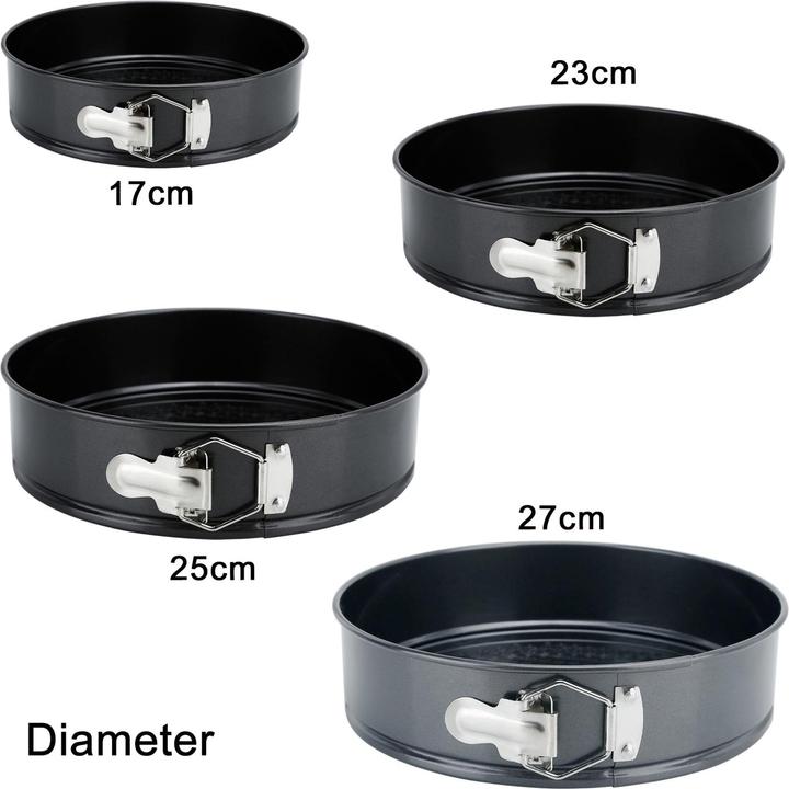 Actual product image Intirilife 4-piece springform pan set (18 cm)