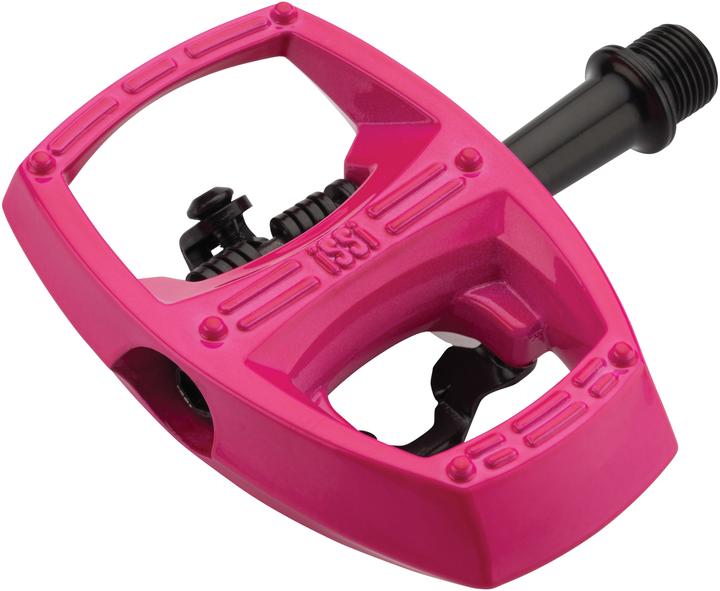 Immagine prodotto iSSi Pedale ibrido Flip II SPD per MTB/Trekking/City (Cuscinetto/Bushing). Pink.