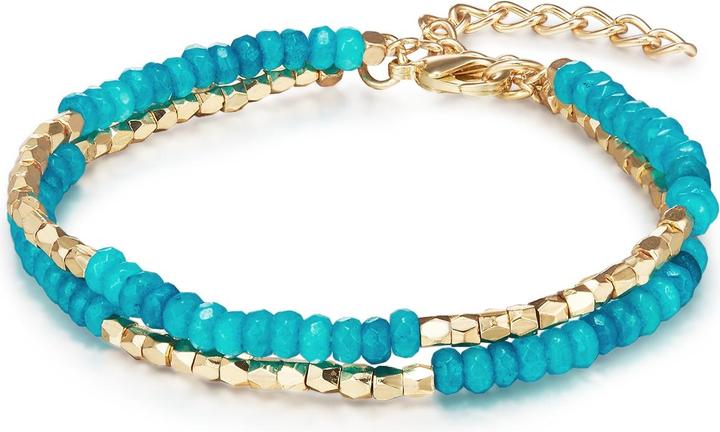 Immagine prodotto Lulu & Jane Ottone pietra naturale oro giallo lunghezza base 18,0 cm + estensione 5,0 cm - 33420 (18 cm, Ottone)