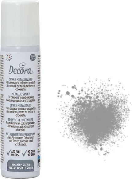 Decora Metallic Spray Silber, 75 ml (7.50 cl)