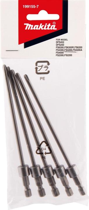 Image du produit Makita PH Bit 2x130 5pcs (Croix autre)