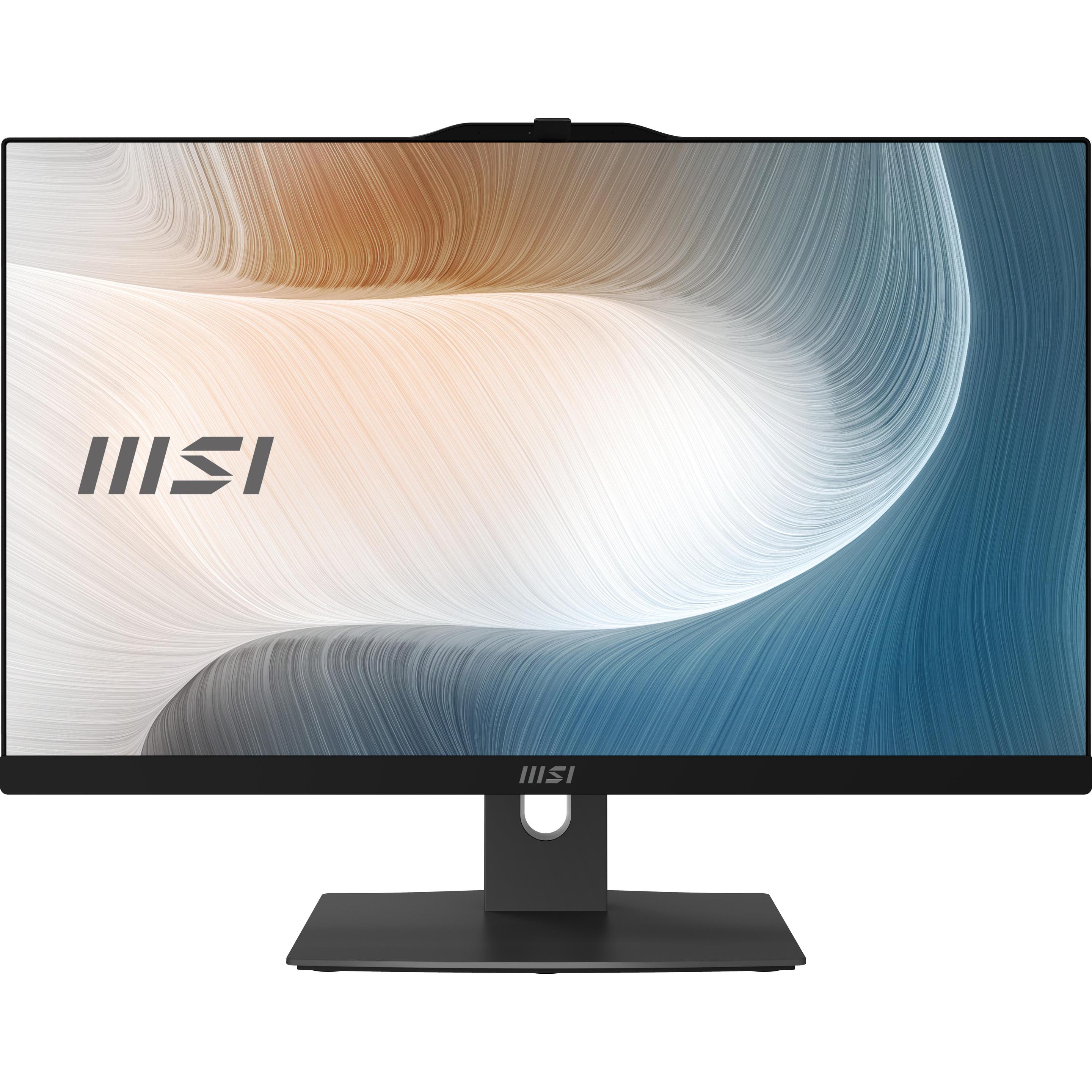 MSI Modern AM242P 1M-1204DE i3-100U black 16GB W11P (Intel Core 3 100U, 16 GB, 256 GB, Intel Arc Graphics), PC, Schwarz