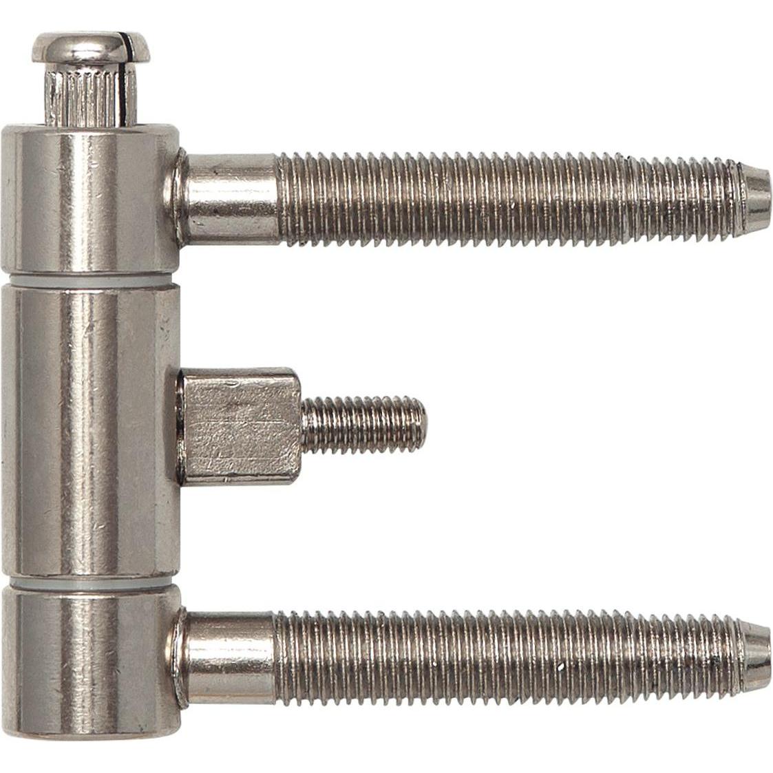 SFS, Türbeschlag + Scharnier, Steckband INCANTO 3-tlg. mit Zylinderkopf, ø 18 mm, Stahl vernickelt