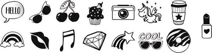 Actual product image Djeco Tattoos Happy spring