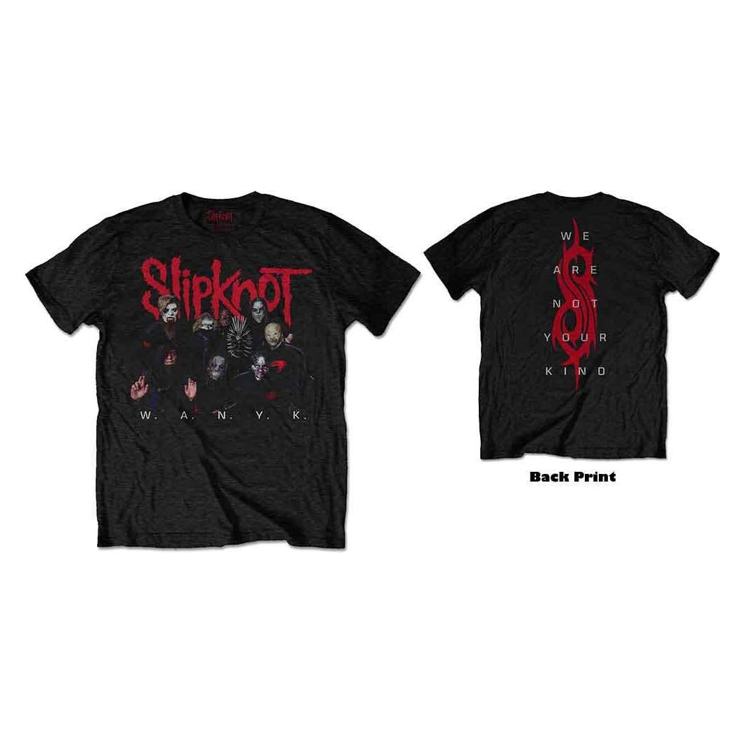 Slipknot, Herren, Shirts, Wanyk Logo, Schwarz, (L)