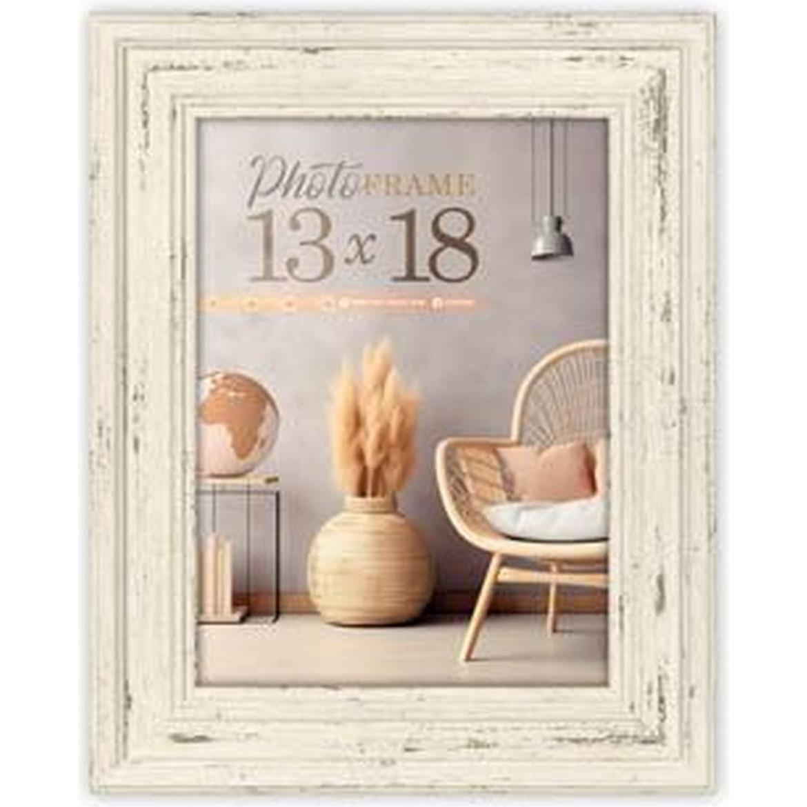 ZEP, Cornice, PM257W Palermo Bianco 13x18 cm (13 x 18 cm)