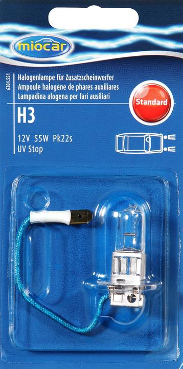 Image du produit Miocar Ampoule halogène H3 (H3)