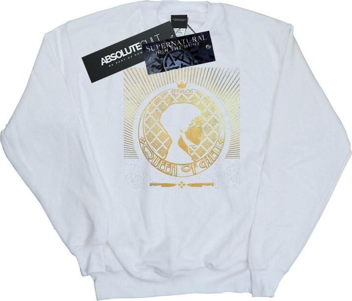 Actual product image Supernatural Womens/Ladies Abbadon Crest Sweatshirt (L)