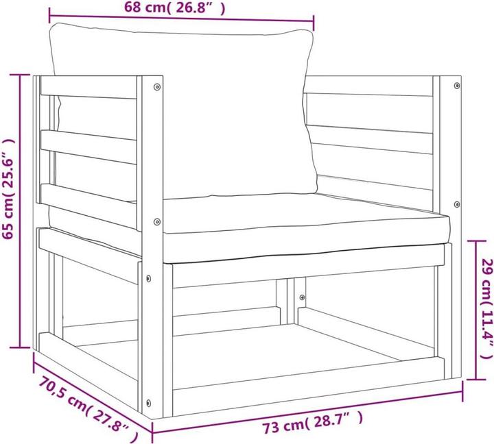Actual product image vidaXL Erwan