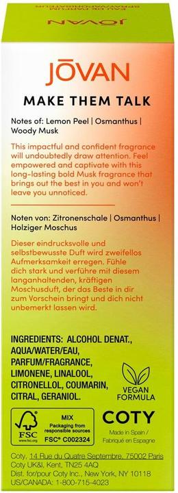 Produktbild Jovan Make Them Talk (Eau de Parfum, 50 ml)