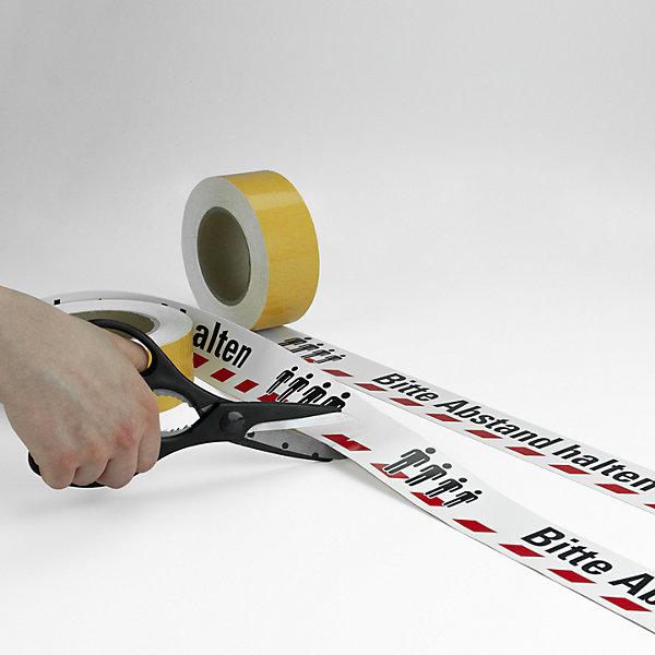 Immagine prodotto Moravia Nastro per marcature a terra, stampa: mantenere la distanza, lunghezza 16 m