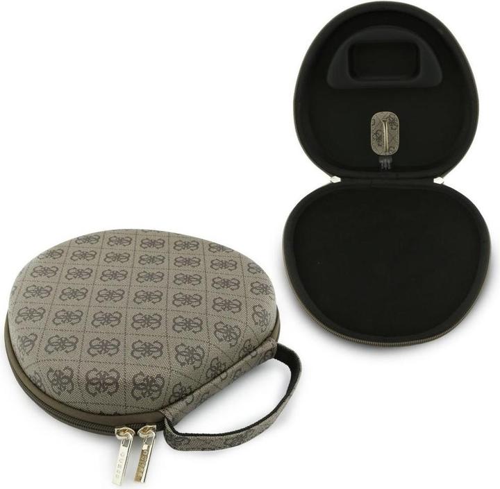 Guess Etui na słuchawki Carry Box brązowy (Koptelefoon tas)