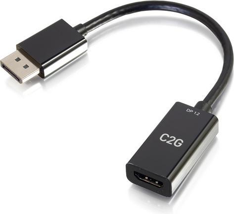Produktbild C2G 20cm DP to HDMI 4K Passive Black (HDMI, 20.30 cm)