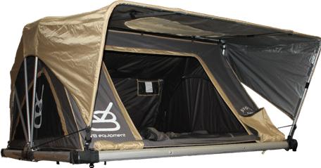 Image du produit V8 Equipment BXF.1 - Tente de toit manuelle pour 4 personnes (Tente de toit, 4 personnes)