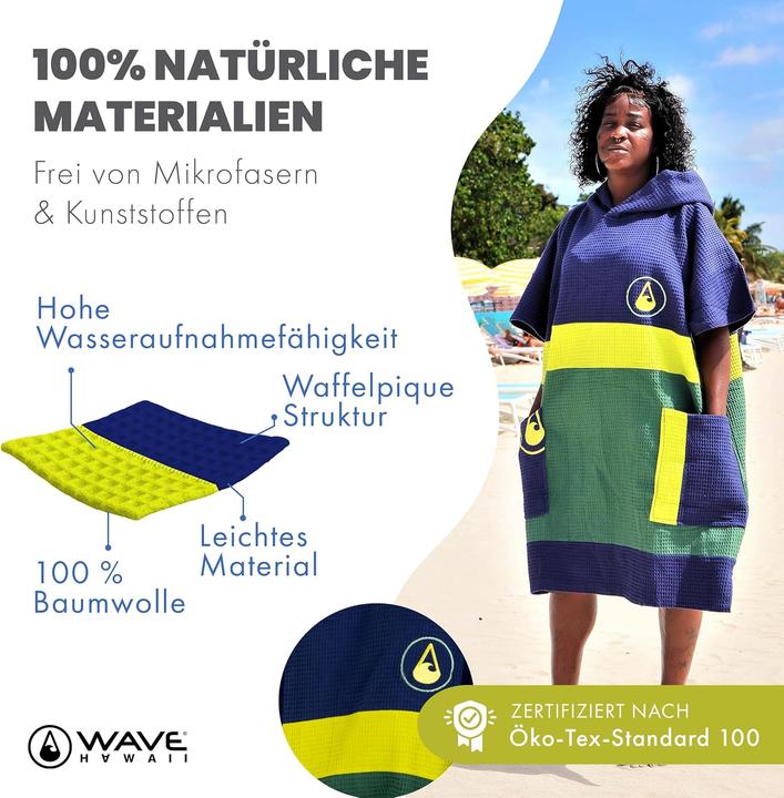 Produktbild Wave Hawaii Bade-Poncho Pampatar
