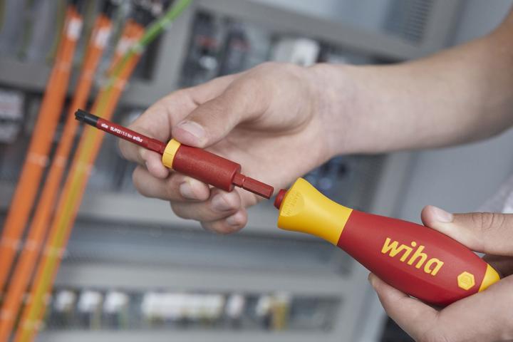 Produktbild Wiha Drehmoment easyTorque Adapter electric für slimBits und slimVario Halter in Blister Nm (2.50 Nm)