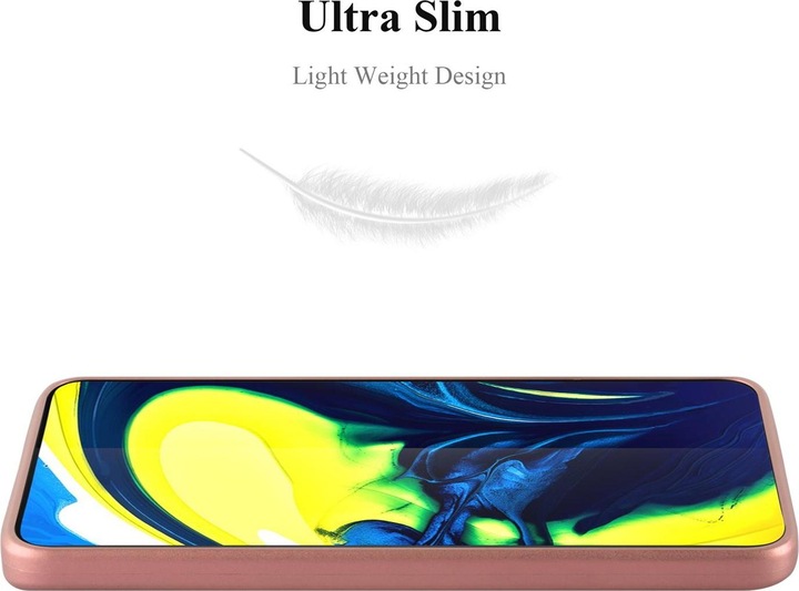 Produktbild Cadorabo TPU Matt Metallic Cover (Samsung Galaxy A80)