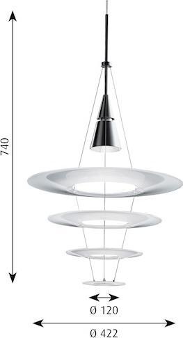 Produktbild Louis Poulsen Enigma 425 Pendelleuchte (GU10)