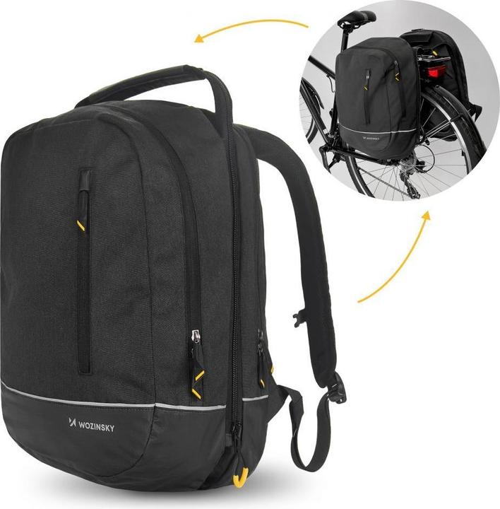 Produktbild Wozinsky Fahrradtasche Doppelrucksack 2in1 (30 l, Gepäckträgertasche)