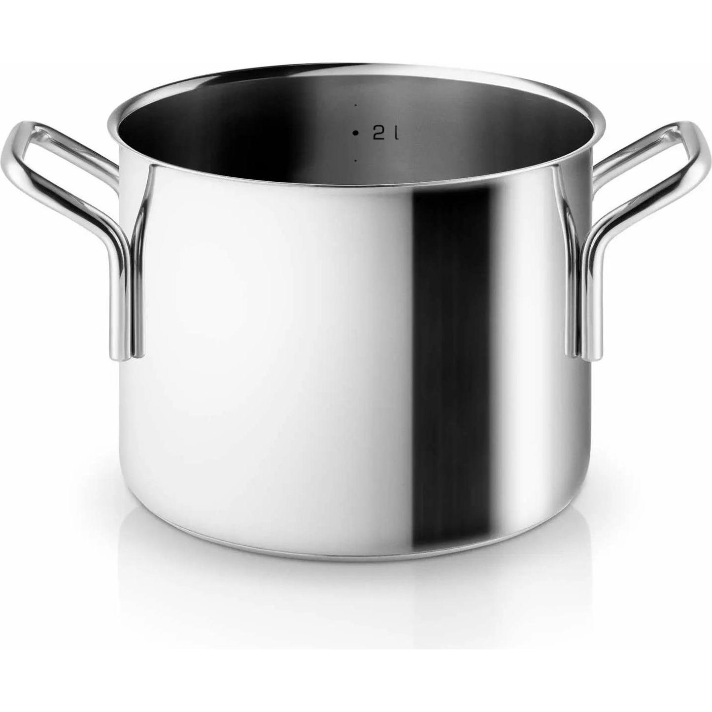 Eva Solo Silber Stainless Steel 2.2 L, Pfanne + Kochtopf,