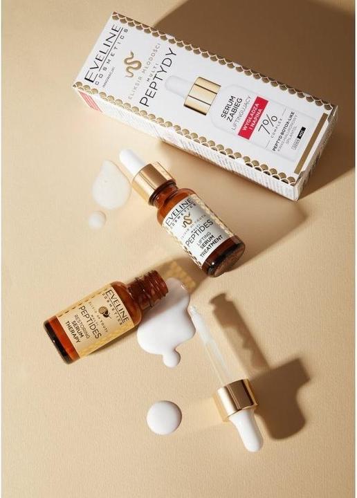 Actual product image Eveline Cosmetics Elixir of Youth Peptide Serum Lifting Treatment 18ml (18 ml)