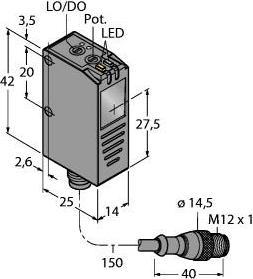 Actual product image Turck Opto sensor (0.80 m)