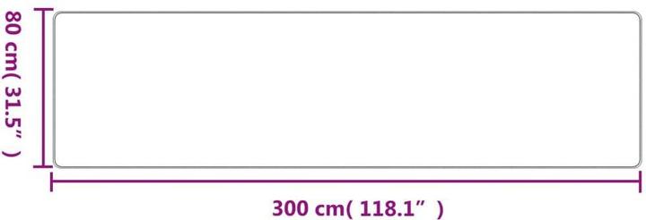 Produktbild vidaXL Teppichläufer (80 x 300 cm)