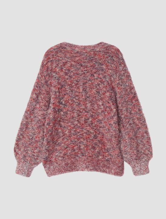 Produktbild s.Oliver Strickpullover Strickpullover mit Farbverlauf und Glitzergarn (104, 110)