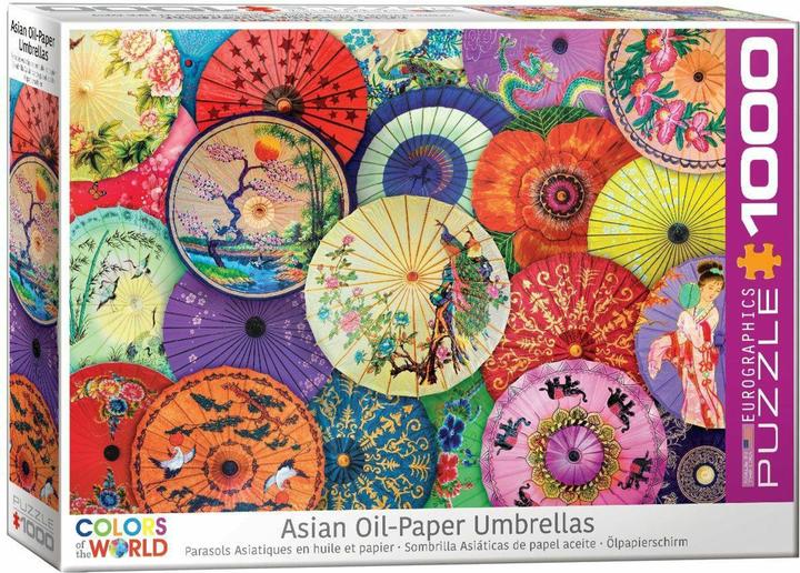 Actual product image Eurographics Asian oil paper umbrellas (1000 pieces)