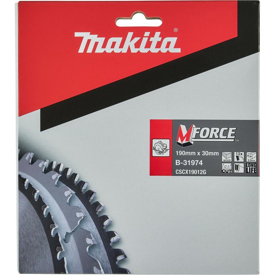 Thumbnail - Makita, Sägeblatt, M-FORCE Sägeb. 190x30x12Z