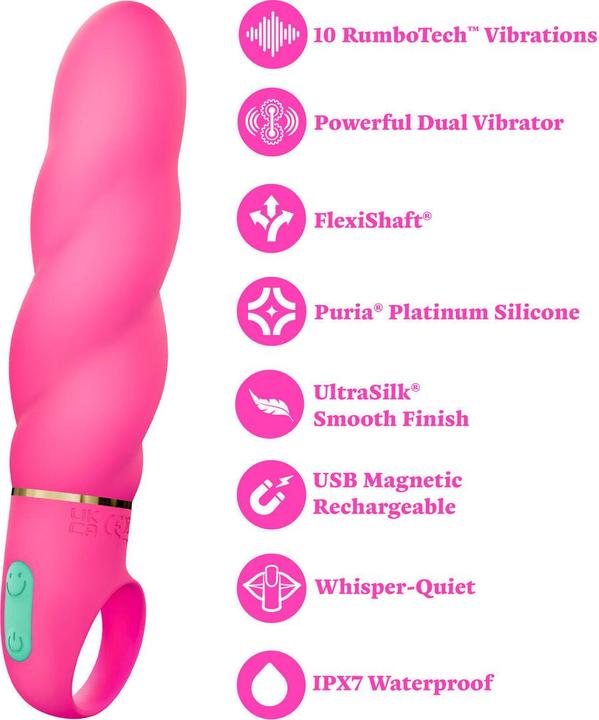 Image du produit Blush Aria Amazing Af 2.0 Rechargeable Vibe Fuchsia